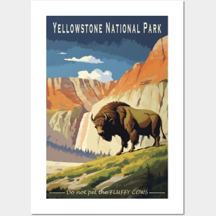 Yellowstone National Park Vintage Poster Posters and Art